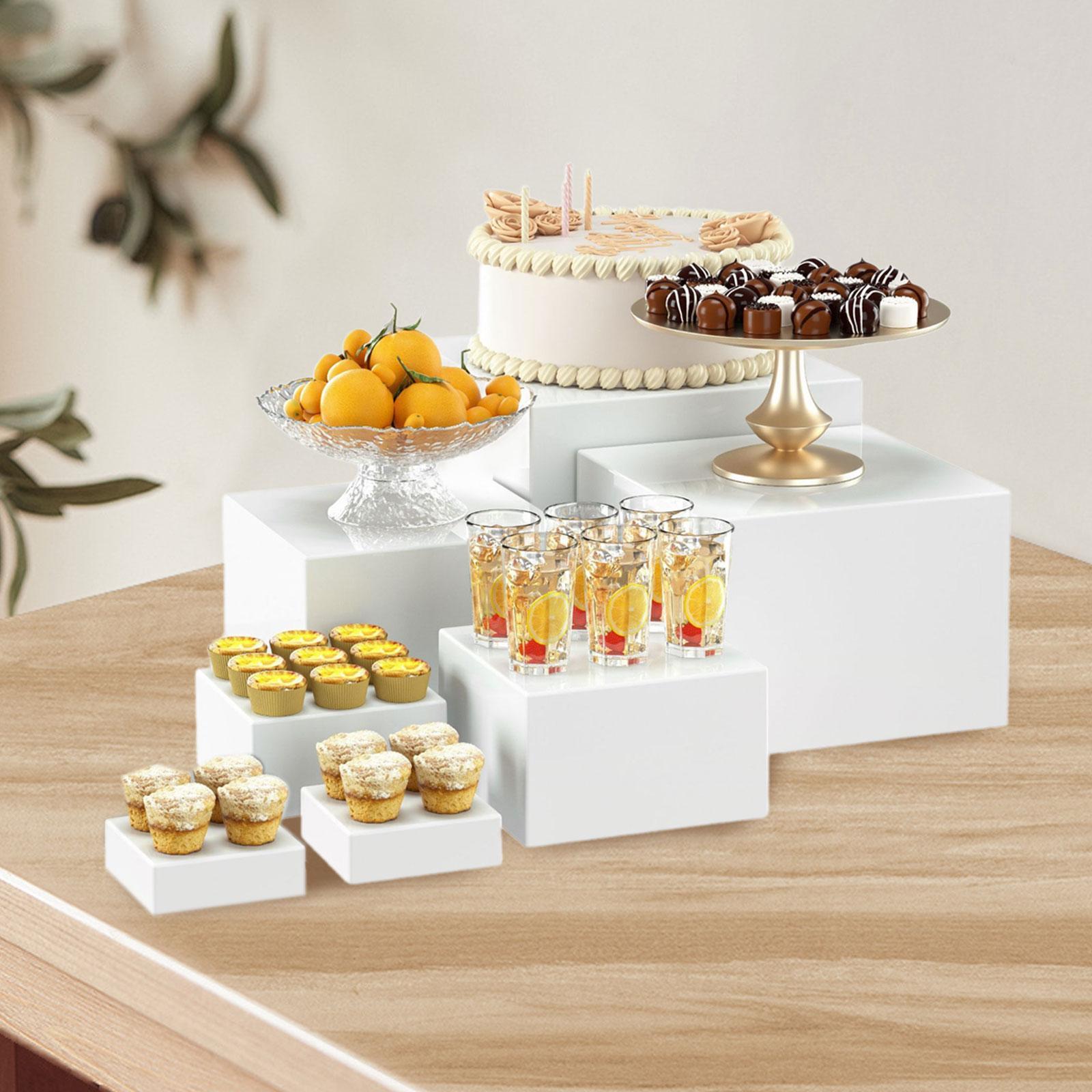 Display Risers Set - Set Perlengkapan Pameran Kue Akrilik TQH