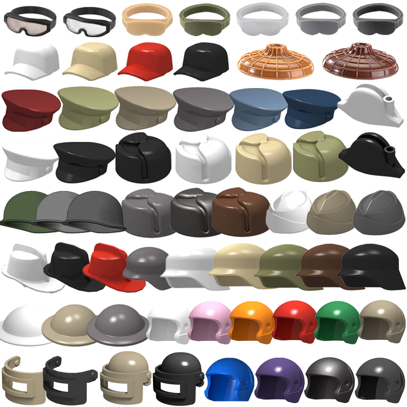 Lego Minifigure Holder - Aksesori Blok Bangunan Militer Figur Tentara
