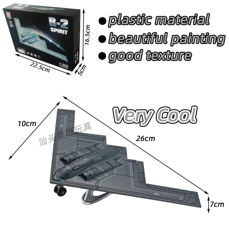 Model Airplane Plastic - Pesawat Skala 1:200 Angkatan Udara AS