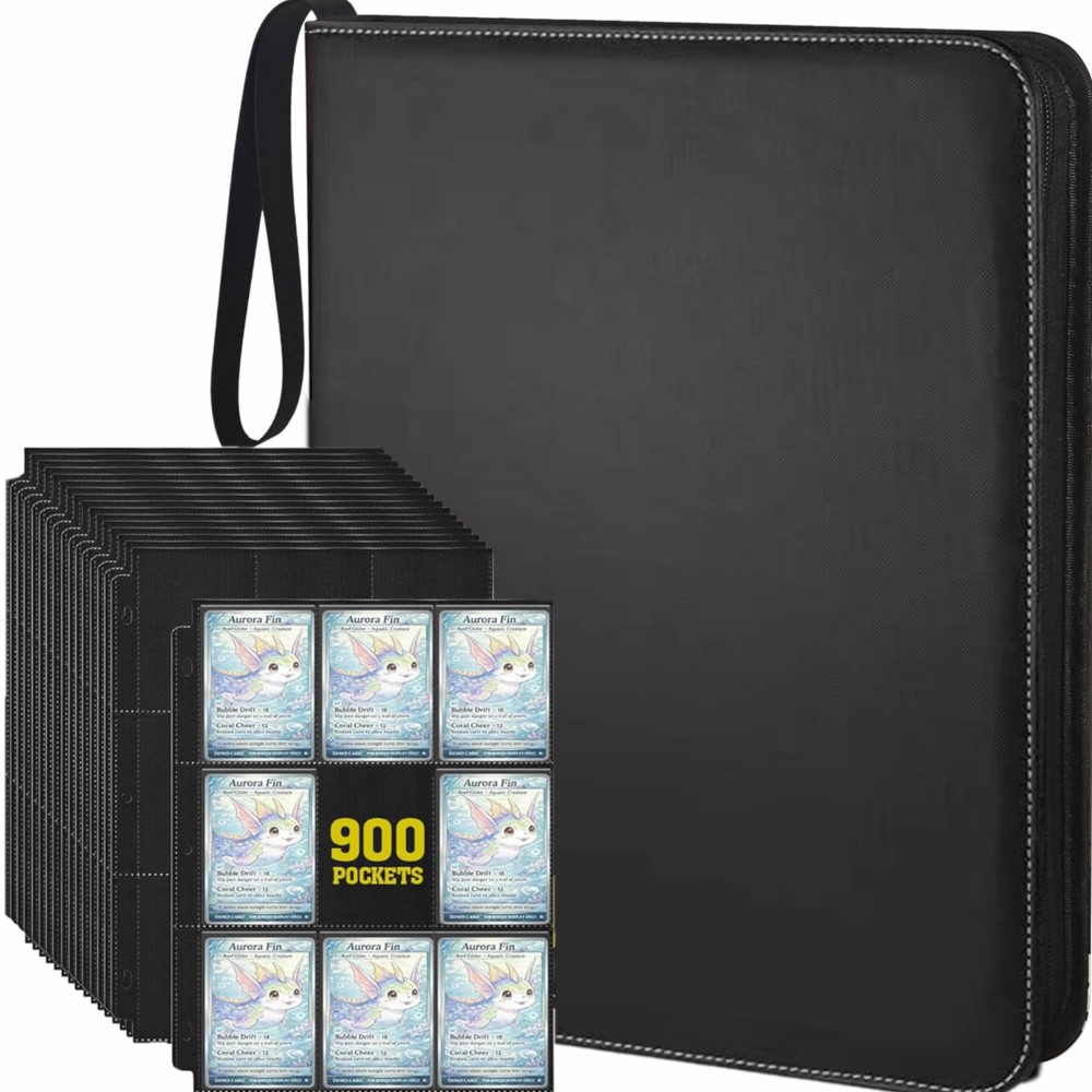 Trading Card Binder - Album Binder Kartu 900 Kantong Dengan