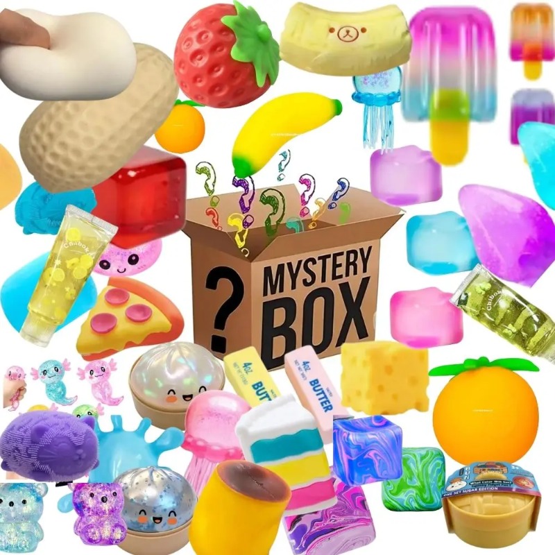 Mystery Box Blind Bag - Kotak Kejutan Mainan 100+ Pcs, Figur