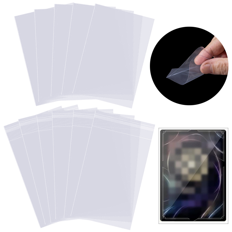Card Penny Sleeve - 100/200 Buah Lengan Kartu 65X90Mm Mulut