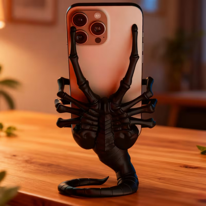 Penyangga Ponsel Alien Facehug - Action Figure Stand ulasan dan harga