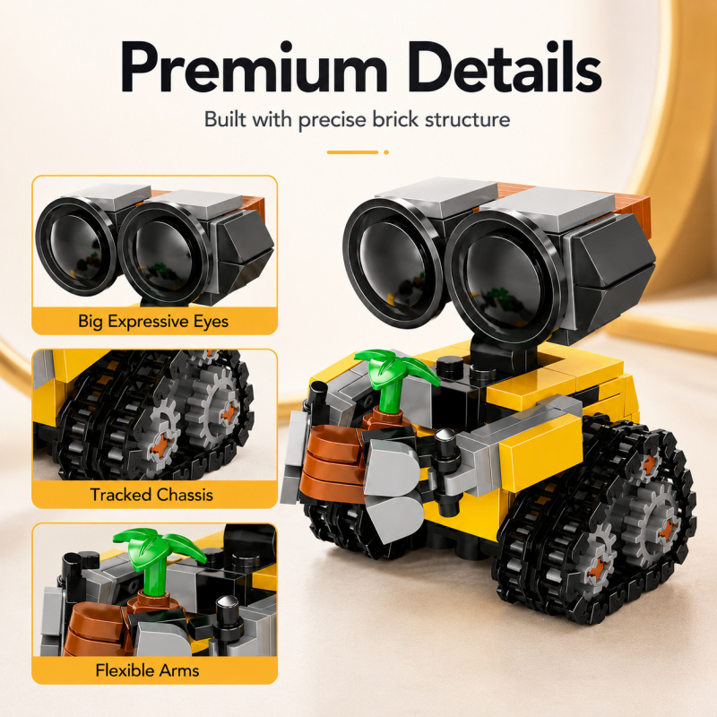 Set Blok Bangunan Robot Mini,  - Building Block Mini ulasan dan harga