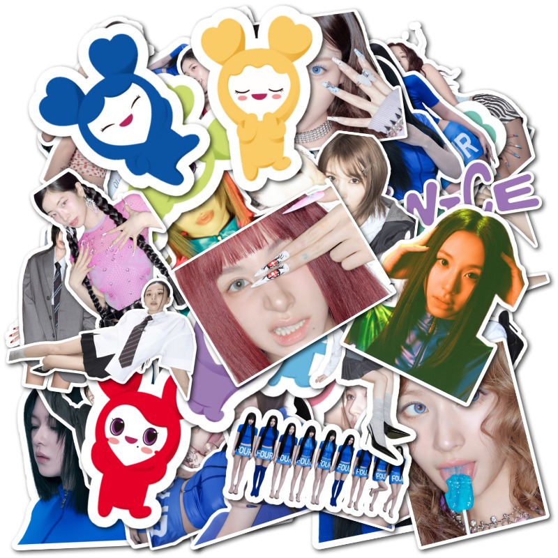 56PCS Stiker Grafiti Karakter  - Vinyl Figure Blank ulasan dan harga