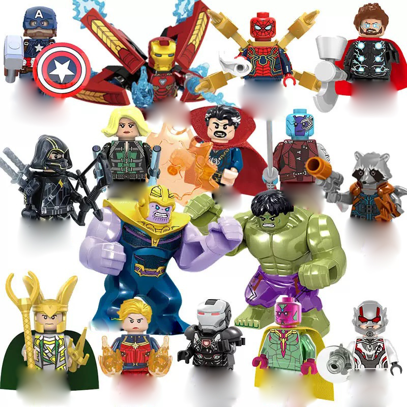 Balok bangunan karakter kartun - Building Block Mini ulasan dan harga