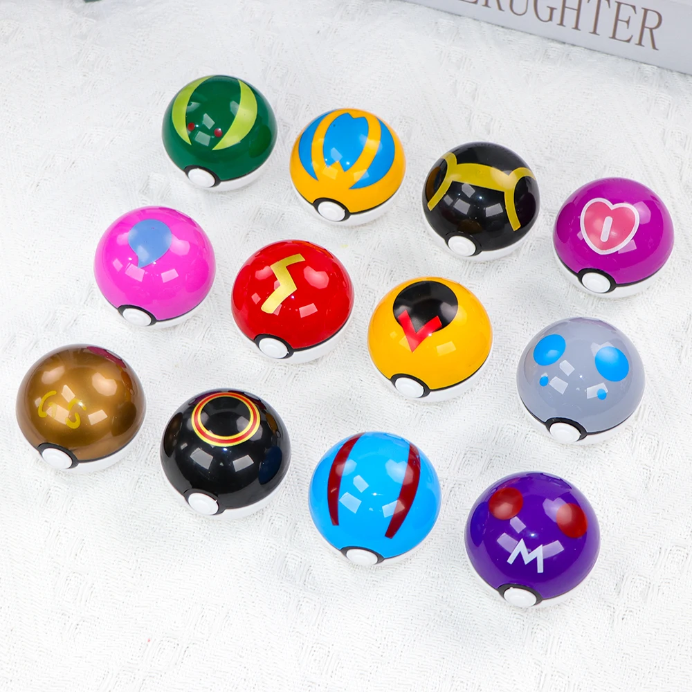 12 Buah Bola Pokemon Pokeball  - Vinyl Figure Blank ulasan dan harga