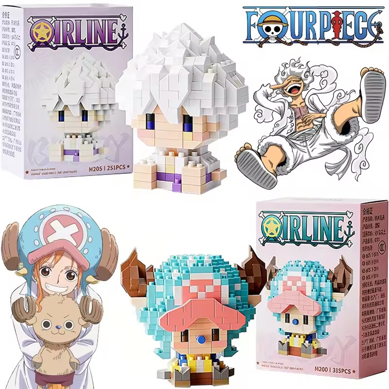 One Piece Anime Sun God Nika L - Building Block Mini ulasan dan harga