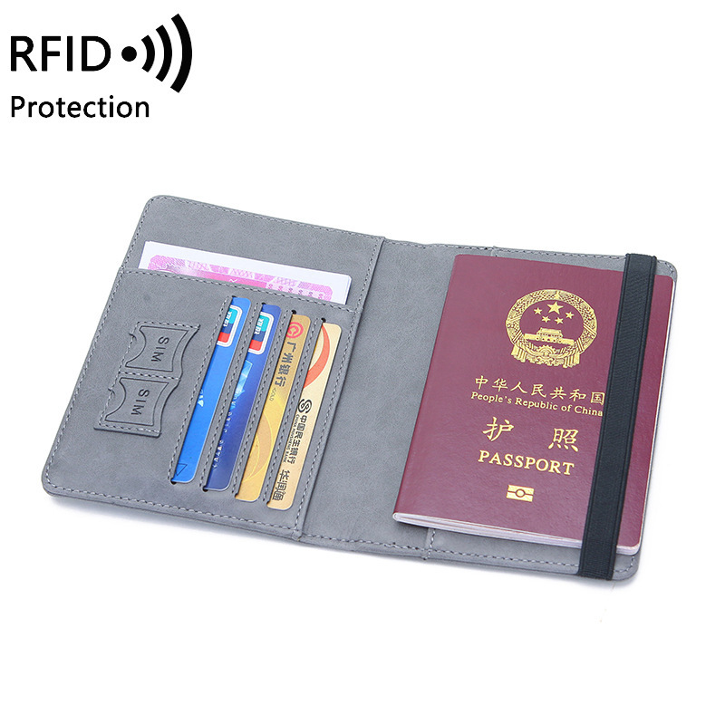 Tempat Paspor Kulit PU Uniseks - Card Top Loader ulasan dan harga