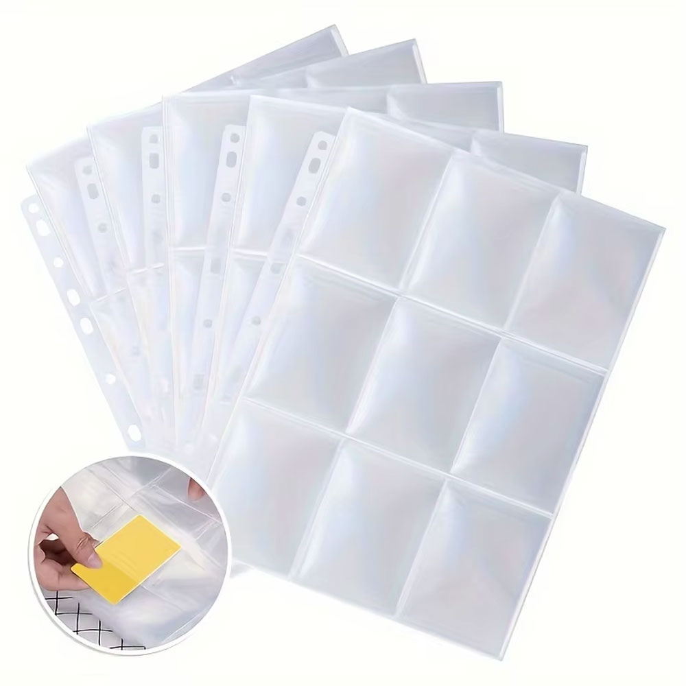 90 Kantong Pelindung Kartu Tra - Trading Card Binder ulasan dan harga