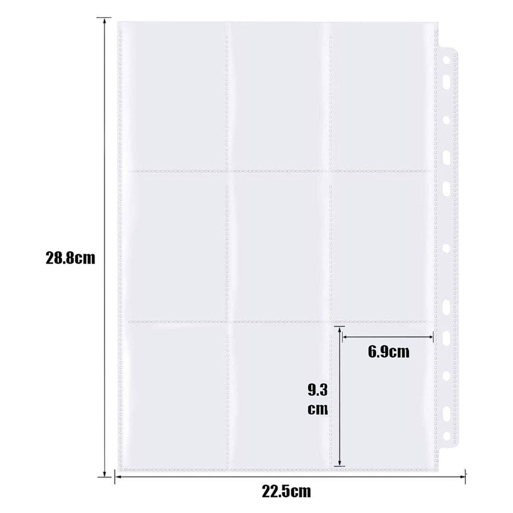 90 Kantong Pelindung Kartu Tra - Trading Card Binder ulasan dan harga