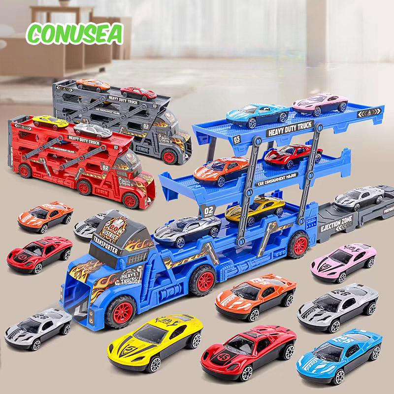 Set Model Mobil Truk Angkutan  - Die Cast Car 1 64 ulasan dan harga