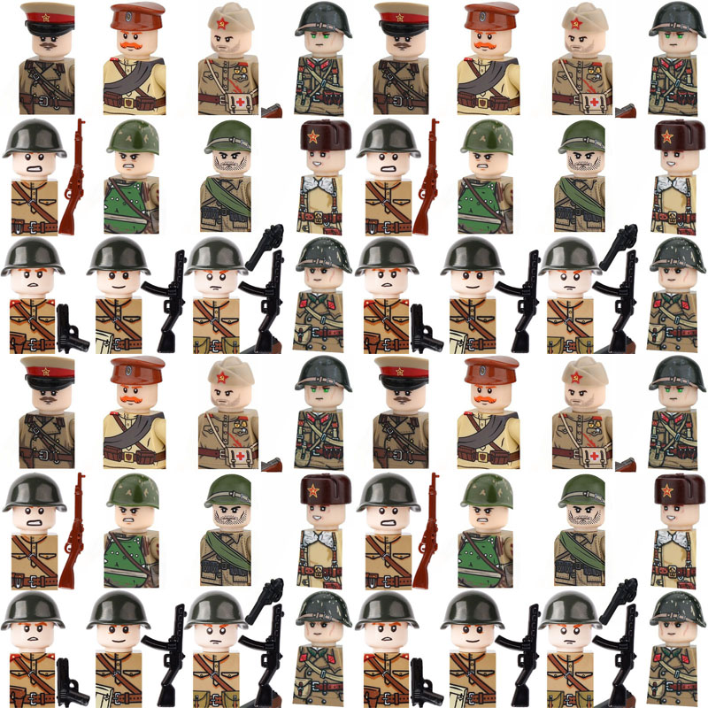 MOC Figur Tentara Soviet Milit - Lego Minifigure Holder ulasan dan harga