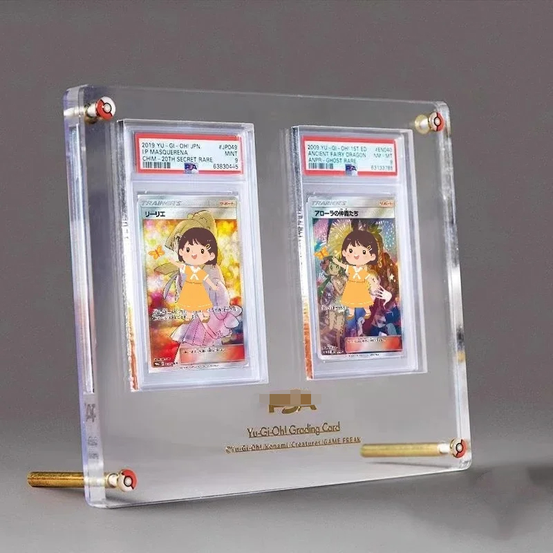 PTCG Pokemon Yu-Gi-Oh Rating G - Graded Card Display ulasan dan harga