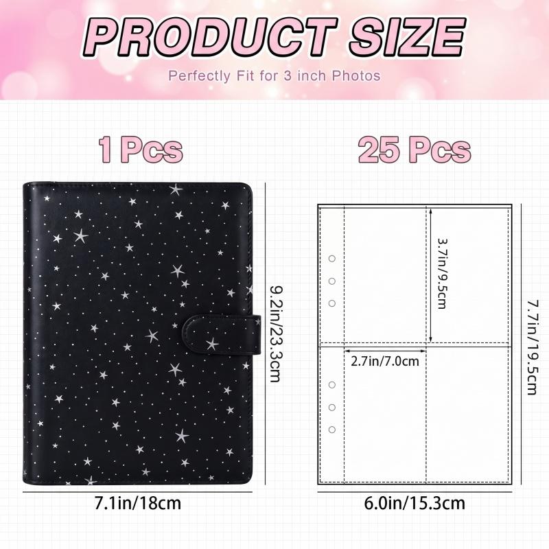 A5 6‑Ring Loose‑Leaf Photocard - Trading Card Binder ulasan dan harga