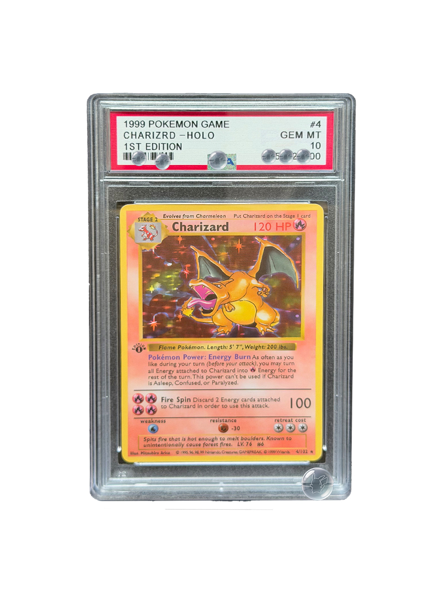 1999 POKEMON GAMECHARIZRD 1ST  - Graded Card Display ulasan dan harga