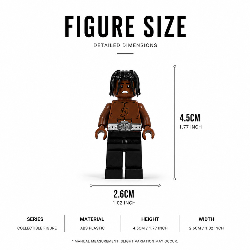Figur Mini Travis Scott Rodeo  - Building Block Mini ulasan dan harga
