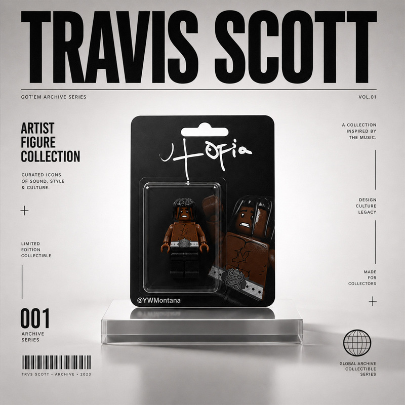 Figur Mini Travis Scott Rodeo  - Building Block Mini ulasan dan harga