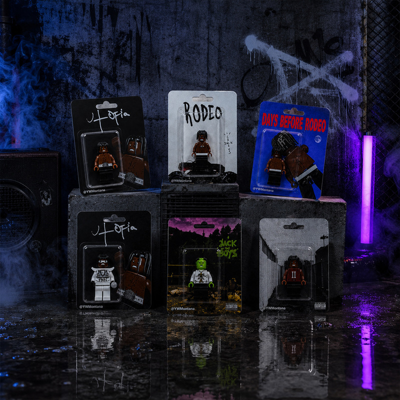Figur Mini Travis Scott Rodeo  - Building Block Mini ulasan dan harga