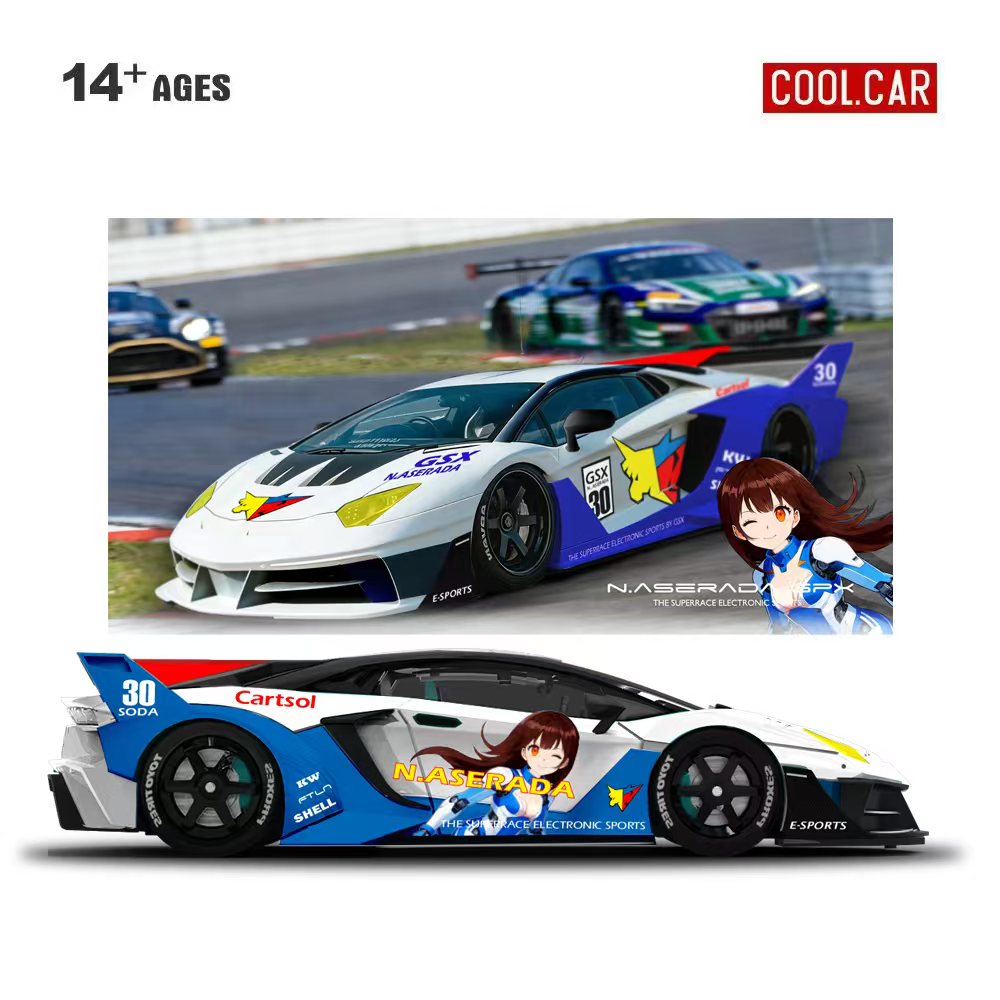 Mobil Keren 1:64 GTEVO Superra - Die Cast Car 1 64 ulasan dan harga