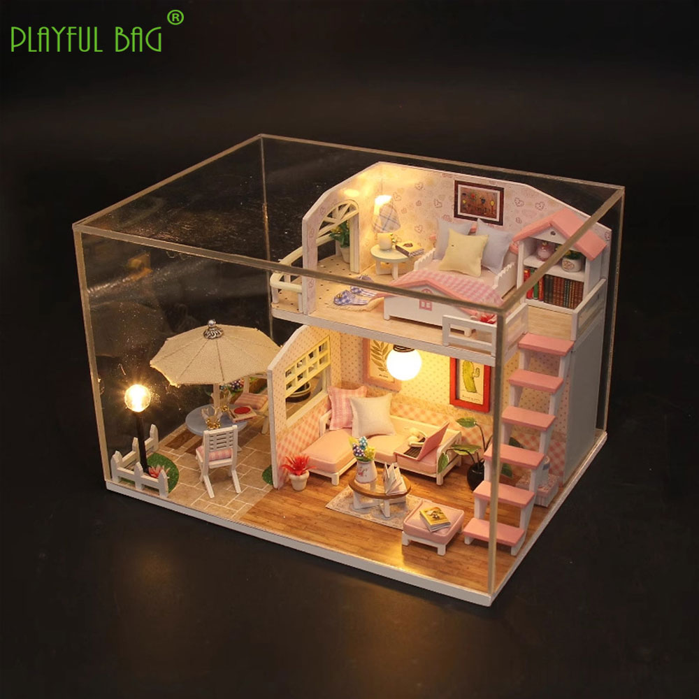 DIY Kayu Buatan Tangan Mini Vi - Building Block Mini ulasan dan harga