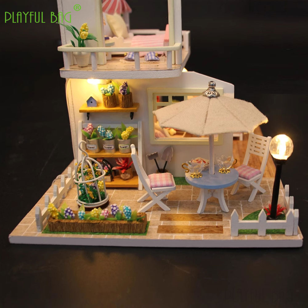 DIY Kayu Buatan Tangan Mini Vi - Building Block Mini ulasan dan harga