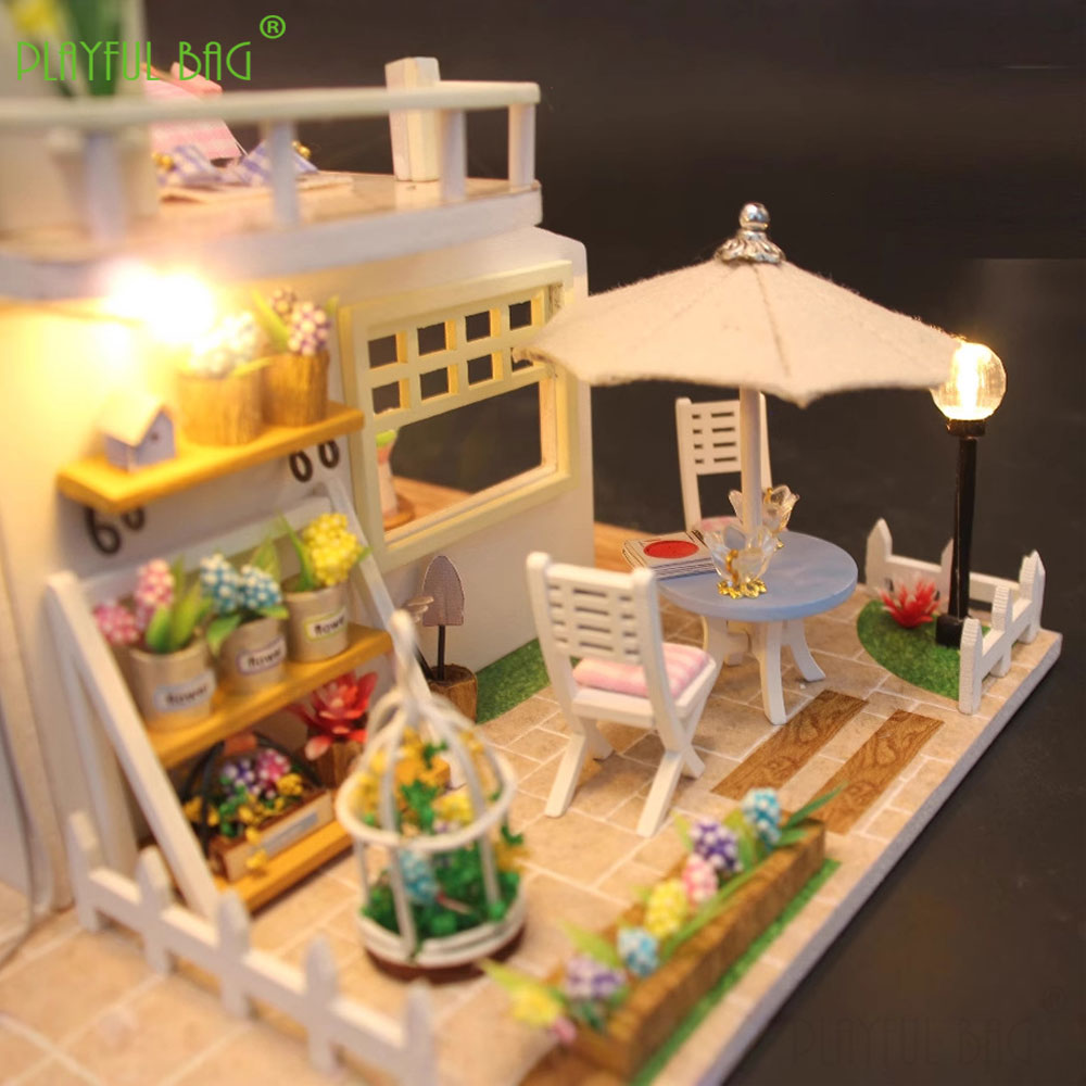 DIY Kayu Buatan Tangan Mini Vi - Building Block Mini ulasan dan harga