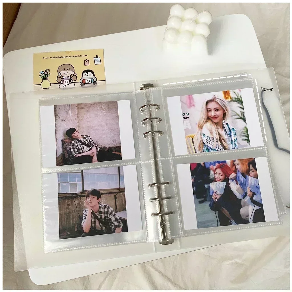 1-4 Grid Transparan Photocard  - Trading Card Binder ulasan dan harga
