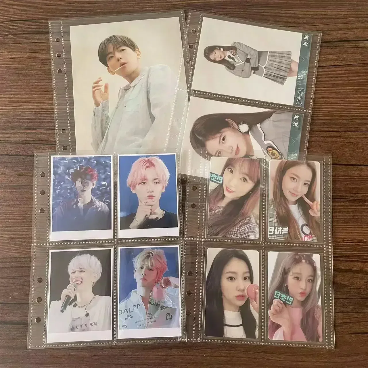 1-4 Grid Transparan Photocard  - Trading Card Binder ulasan dan harga