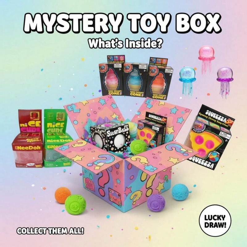 2026 Hot Cute Cube & Ocean Squ - Mystery Box Blind Bag ulasan dan harga