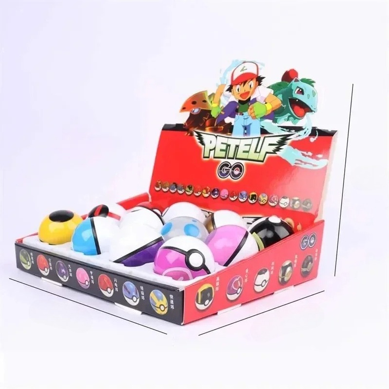 Figur Pokemon 12 Buah/Set Bola - Vinyl Figure Blank ulasan dan harga