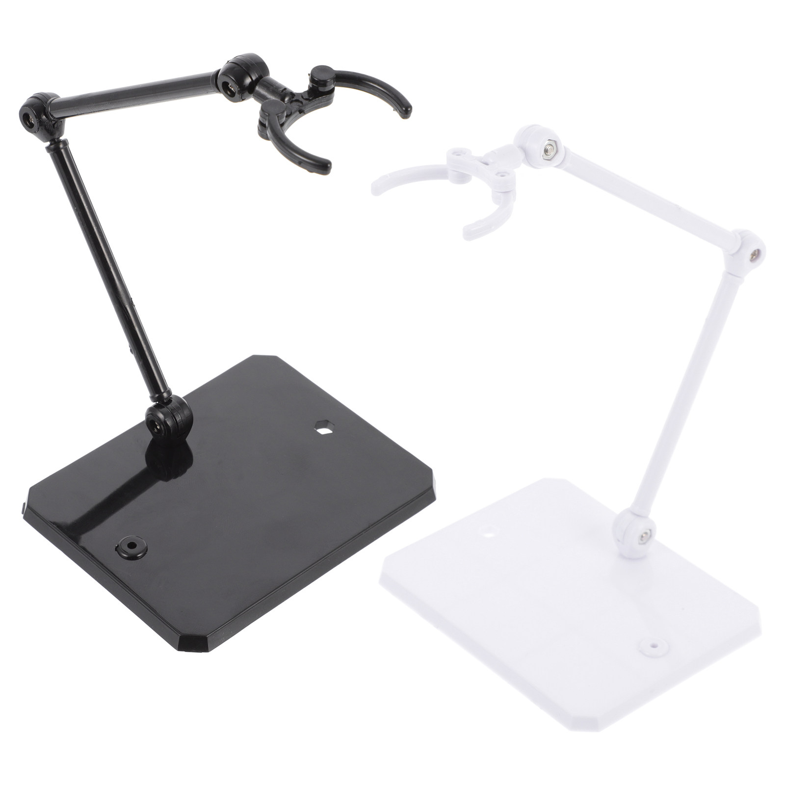 2Pcs Set Rak Display Plastik u - Action Figure Stand ulasan dan harga
