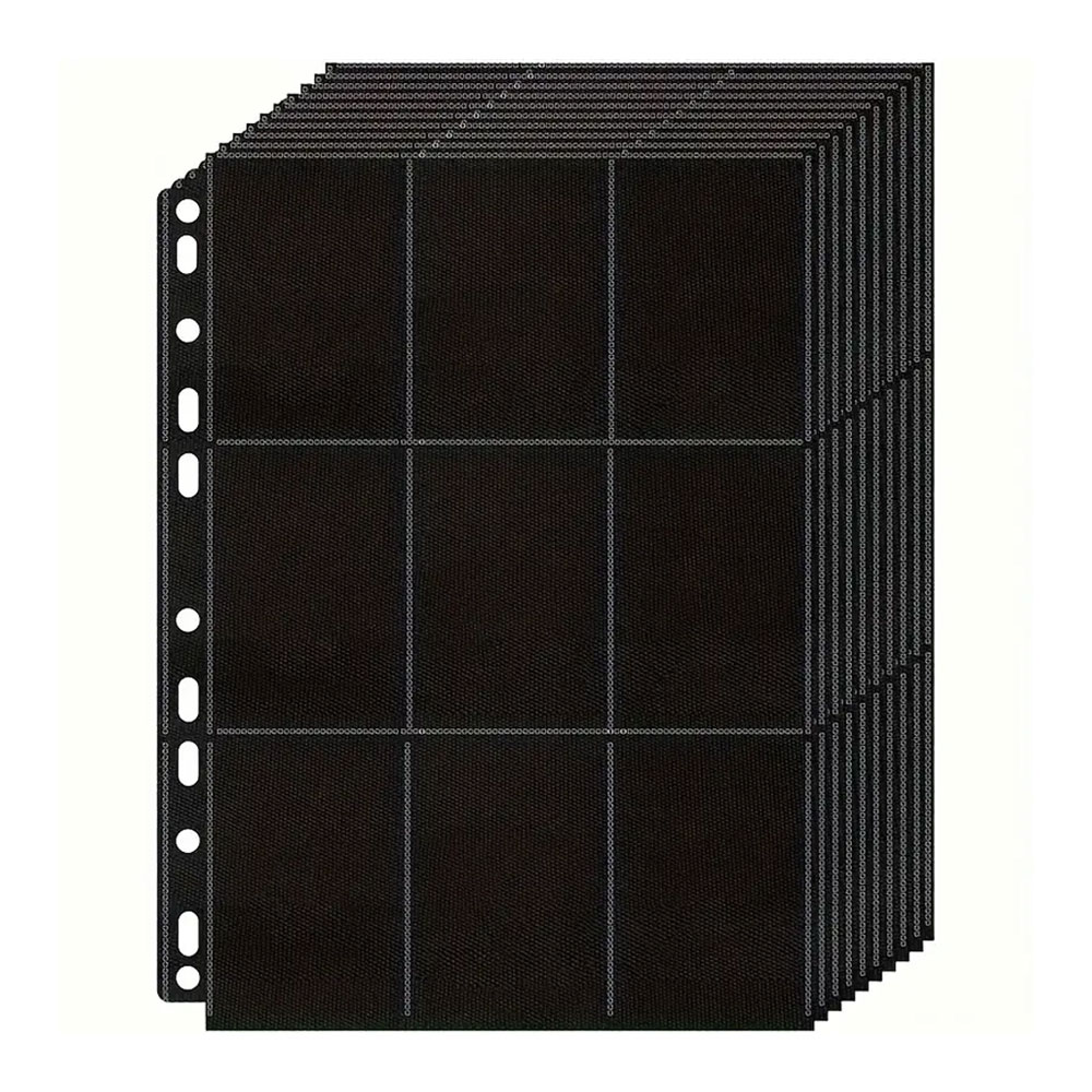 10 pak hitam 9 saku A4 dompet  - Trading Card Binder ulasan dan harga